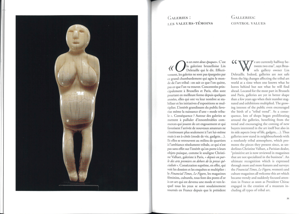 Guide | L'Art Tribal en Europe | Statut de Femme | Editions D, Frédéric Dawance