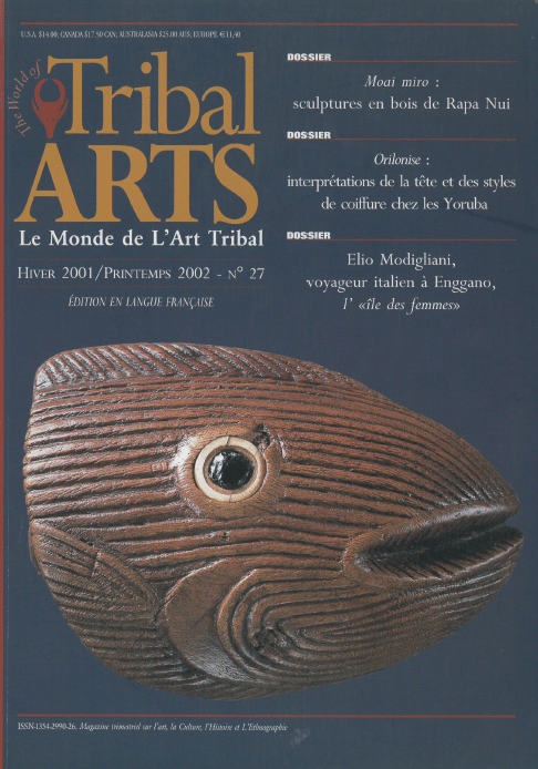 Tribal Arts | Le Monde de l'Art Tribal N°27, hiver 2001 - printemps 2002 | Editions D, Frédéric Dawance